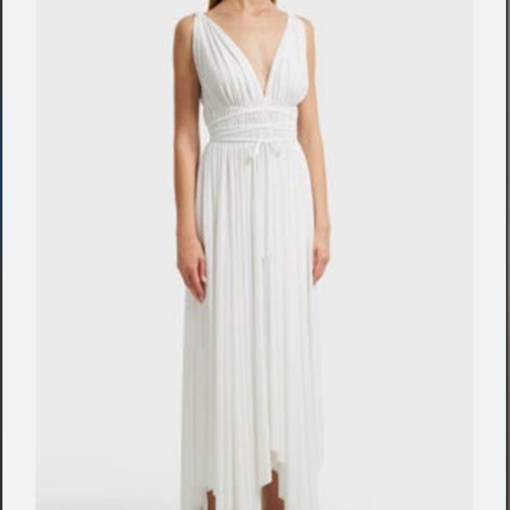 Norma Kamali white dress size Large